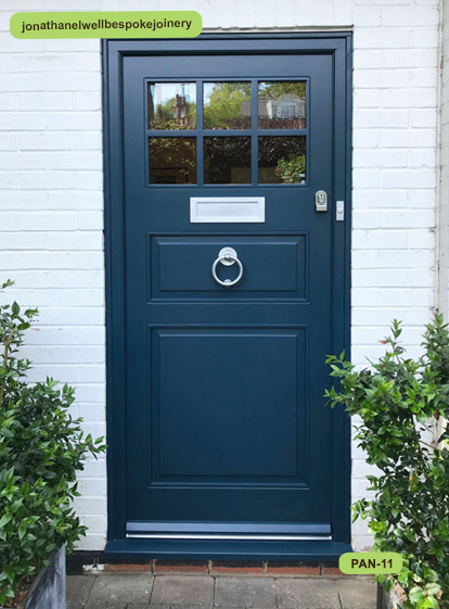 bespoke front door hague blue