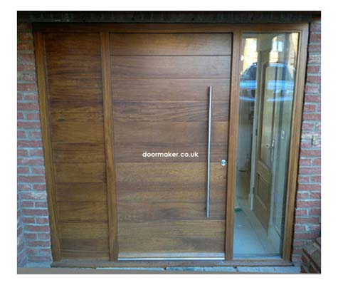 iroko contemporary door