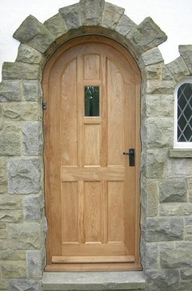 oak doors arched panelled